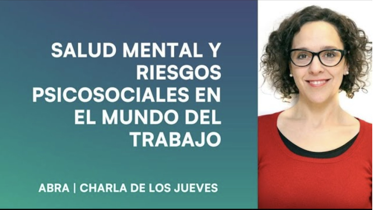 Salud mental y Riesgos Psicosociales en el mundo del trabajo