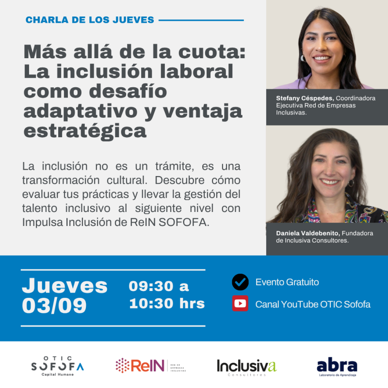 Más allá de la cuota: La inclusión laboral como desafío adaptativo y ventaja estratégica