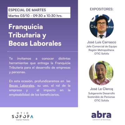 Franquicia Tributaria y Becas Laborales