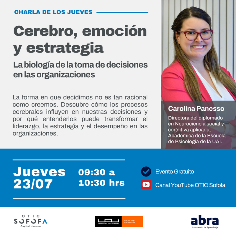 Cerebro, emoción y estrategia: la biología de la toma de decisiones en las organizaciones